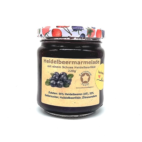 Heidelbeermarmelade 120g/220g » Carnuntum Foods