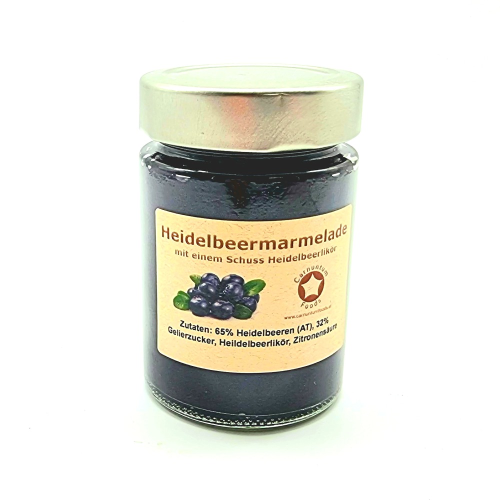 Heidelbeermarmelade 200g » Carnuntum Foods